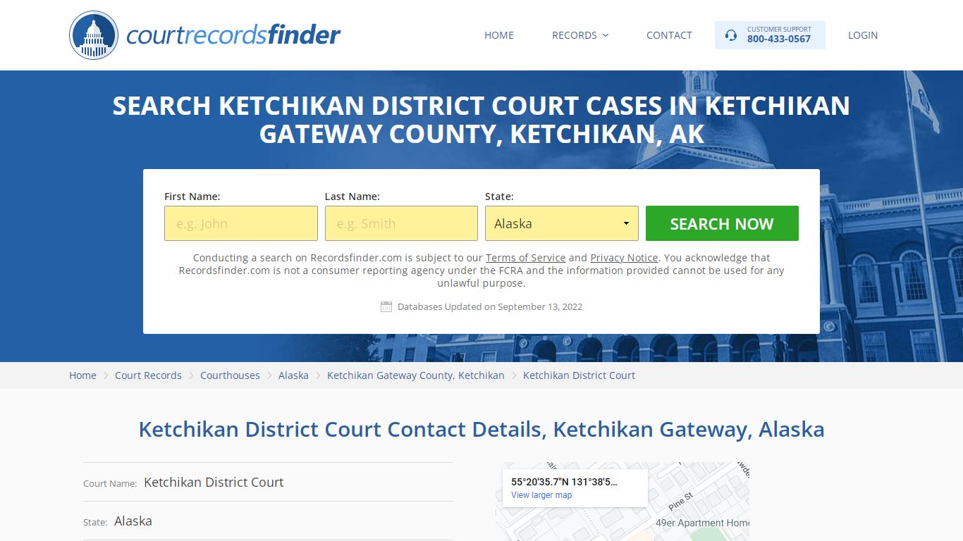 Ketchikan District Court Case Search - RecordsFinder